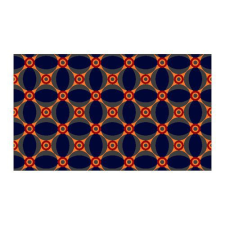 Notrax Déco Design?? Imperial Retro beltéri takarítószőnyeg, kék/narancs, 150 x 90 cm Déco Design™ Imperial Retro beltéri takarítószőnyeg, kék/narancs, 150 x% lakástextília