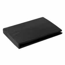 Nova3 pamut-szatén gumis lepedő Fekete 100x200 cm + 25 cm lakástextília
