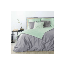 Nova3 pamut-szatén kétoldalas ágyneműhuzat Menta/ezüst 220x200 cm - 70x80 cm 2db lakástextília