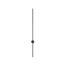 Nova Luce Aden fekete LED falikar (NL-9081810) LED 1 izzós IP20 világítás