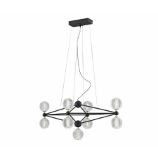 Nova Luce Belinda LED függesztett lámpa fekete világítás