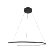 Nova Luce Breda fekete függesztett lámpa (NL-9010023) LED 1 izzós IP20 világítás