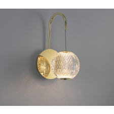 Nova Luce Brillante arany-átlátszó LED falikar (NL-9695100) LED 1 izzós IP20 világítás