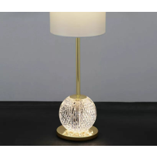 Nova Luce Brillante LED asztali lámpa arany világítás