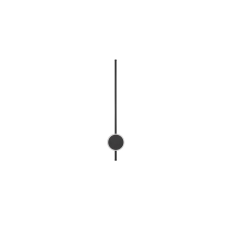 Nova Luce Clock fekete LED falikar (NL-9061428) LED 1 izzós IP20 világítás