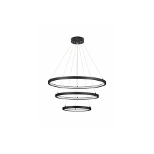 Nova Luce Empatia fekete LED függesztett lámpa (NL-9172867) LED 1 izzós IP20 világítás