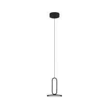 Nova Luce Gea fekete LED függesztett lámpa (NL-9501208) LED 1 izzós IP20 világítás
