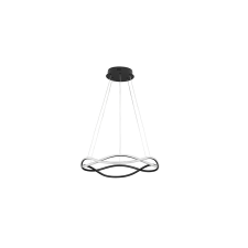 Nova Luce Jinal fekete LED függesztett lámpa (NL-9348102) LED 1 izzós IP20 világítás
