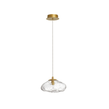 Nova Luce King sárgaréz-átlátszó függesztett lámpa (NL-9006046) G9 1 izzós IP20 világítás