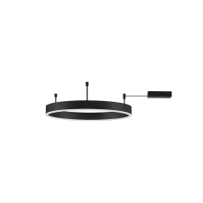 Nova Luce Motif fekete LED mennyezeti lámpa (NL-9063601) LED 1 izzós IP20 világítás