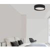 Nova Luce Oby fekete LED mennyezeti lámpa (NL-9085221) LED 1 izzós IP20