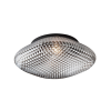 Nova Luce Sens szürke-fekete vízvédett mennyezeti lámpa (NL-838124) E27 1 izzós IP44