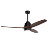 NOVALUCE -5231401 SABAL Fekete Színű Ventilátoros Lámpa LED 12W IP20