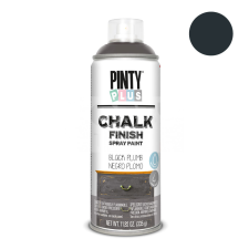 NOVASOL Pinty Plus CHALK - BLACK PLUMB - krétafesték spray - ólomfekete színű 400 ml PP799 hobbifesték