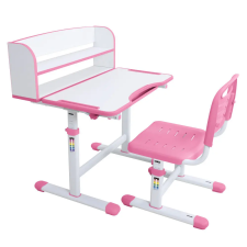 Növekvő íróasztal és szék, rózsaszín/fehér, set ZION gyermekbútor