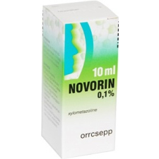  NOVORIN 0,1% OLDATOS ORRCSEPP 10 ML gyógyhatású készítmény