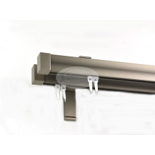  Novum 2 sínes alumínium profilkarnis 4 méter felett karnis, függönyrúd