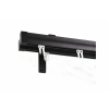  Novum antracit színű 2 sínes alumínium profilkarnis - 275 cm