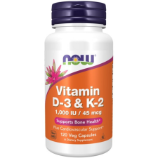  Now d3+k2 vitamin kapszula 120 db gyógyhatású készítmény