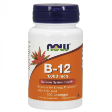 Now Foods , B-12, 1000 mcg, 100 pasztilla vitamin és táplálékkiegészítő