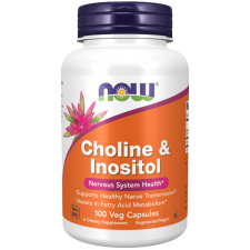 Now Foods Choline & Inositol - kolin 500 mg 100 Veg kapszula Now Foods vitamin és táplálékkiegészítő