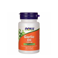 Now Foods Garlic Oil 1500 mg - Fokhagyma Olaj Kapszula (100 Lágykapszula) vitamin és táplálékkiegészítő