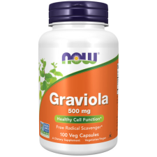 Now Foods Graviola 500mg 100 kapszula vitamin és táplálékkiegészítő
