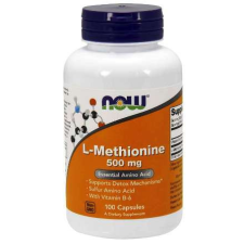NOW Foods L-Methionine 500 mg 100 kapszula U vitamin Metionin vitamin és táplálékkiegészítő