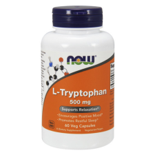 Now Foods L-Tryptophan 500 mg 60 vegkapszula vitamin és táplálékkiegészítő