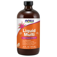 Now Foods Liquid Multi vitamin narancs ízesítésű 473 ml vitamin és táplálékkiegészítő