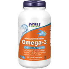 Now Foods MOST Omega-3, molekulárisan desztillált, 200 halkapszula vitamin és táplálékkiegészítő