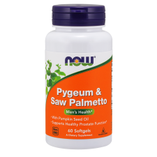 Now Foods MOST Pygeum & Saw Palmetto (Serenoa Creeping), 60 db lágyzselé kapszula vitamin és táplálékkiegészítő