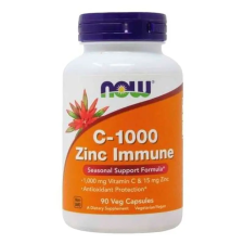 Now Foods Now C-1000 Zinc immune kapszula 90db vitamin és táplálékkiegészítő