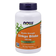 Now Foods NOW Ginkgo Biloba Double Strenght, 120 mg, 100 növényi kapszulában vitamin és táplálékkiegészítő