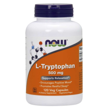 Now Foods NOW L-Triptophan 500 mg, 120 növényi kapszula vitamin és táplálékkiegészítő