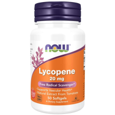 Now Foods NOW Lycopen (Lycopene), 20 mg, 50 soft kapszulában vitamin és táplálékkiegészítő