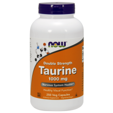 Now Foods NOW Taurine Double Strength 1000 mg, 250 gyógynövény kapszula vitamin és táplálékkiegészítő