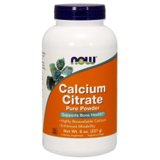 Now Foods NOW tiszta kalcium-citrát por, 227 g vitamin és táplálékkiegészítő