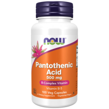 Now Foods Pantothenic Acid B-5 vitamin 500mg 100 vegán kapszula vitamin és táplálékkiegészítő