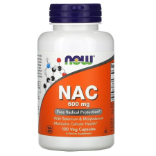 Now NAC, 600 mg, 100 db, Now Foods vitamin és táplálékkiegészítő
