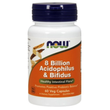 Now NOW ACIDOPHILUS & BIFIDUS KAPSZULA 60 DB vitamin és táplálékkiegészítő
