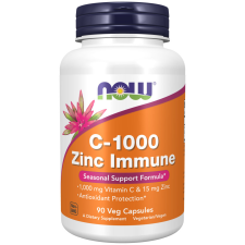 Now Now c-1000 &amp; zinc Immune kapszula 100 db vitamin és táplálékkiegészítő