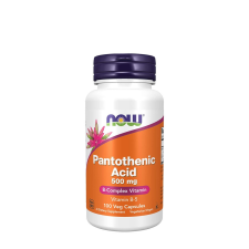 Now Pantoténsav (Pantothenic Acid) 500 mg (100 Veg Kapszula) vitamin és táplálékkiegészítő