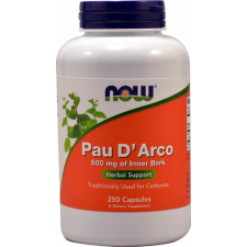 Now Pau D'Arco, 500 mg, 250 db, NOW vitamin és táplálékkiegészítő