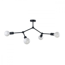 Nowodvorski TWIG 9140 Nowodvorski mennyezeti lámpa fekete 4xE27 loft acél csillár világítás