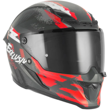NOX EXKLUSIV GOLIATH CUT´D 2026 sisak, matt fekete/piros - 2XL bukósisak