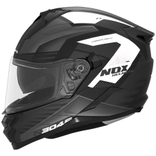 Nox N304S CARVER 2025 Bukósisak, matt fekete/ fehér, mérete XS autóalkatrész