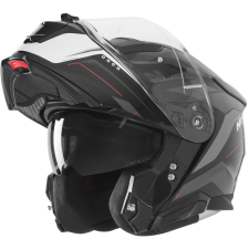 Nox přilba N967 CONQUER 2026, černá matná, bílá, červená, vel. S bukósisak