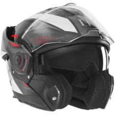 NOX PREMIUM SPINNER 2026 Bukósisak, fekete/ fehér/ piros, méret 2XL bukósisak