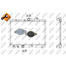 NRF Hűtő, motorhűtés NRF 53356 vízhűtő